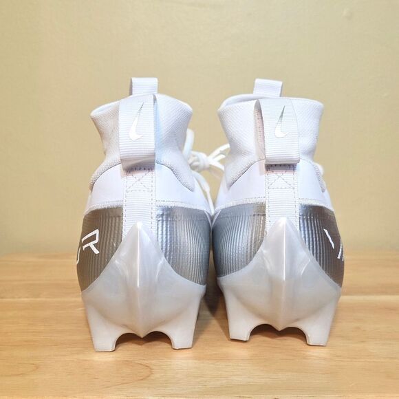 Nike Vapor Edge Pro 360 2 Football Cleats White Silver DA5456-102 Men's Size 13 - Picture 5 of 7